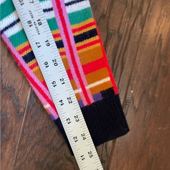 Anthropologie MOTH Long Cardigan Sweater Women’s Sz XS Willingston Plaid Belted - Picture 12 of 15